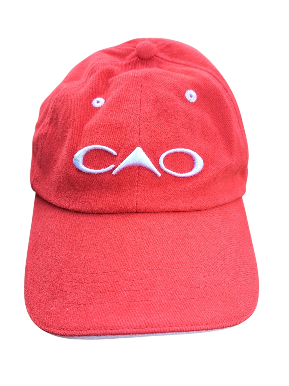 CAO Cigars Hat Red Italy Strapback Adjustable Cap Embroidered Logo